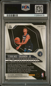 2024 Panini Prizm Terrence Shannon JR. #224 Rookie Black Gold #5/5 PSA 9